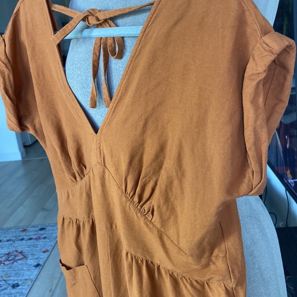 Loft Linen blend Jumpsuit sizeS - Picture 7 of 15